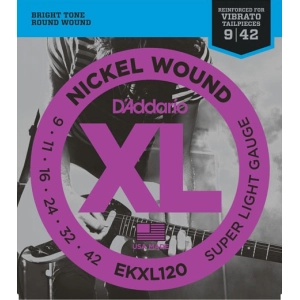 Cadenas DAddario XL Nickel Wound 9-42