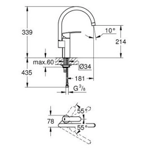 Grohe Wave Cosmopolitan 32449001