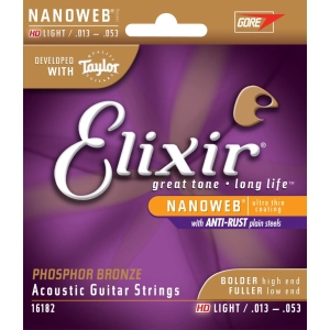 Cadenas Elixir Acoustic Phosphor Bronze NW HD-Light 13-53