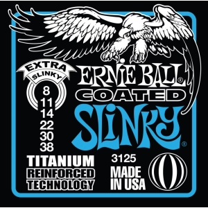 Cadenas Ernie Ball Slinky RPS Coated Titanium 8-38