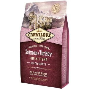 Comida para gatos Carnilove Kitten Healthy Growth with Salmon/Turkey 0,4 kg