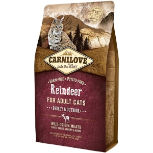 Comida para gatos Carnilove Adult Energy/Outdoor with Reindeer 0,4 kg