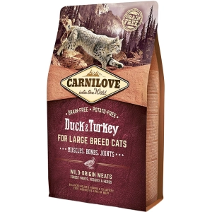 Comida para gatos Carnilove Adult Large Breed with Duck/Turkey 0,4 kg