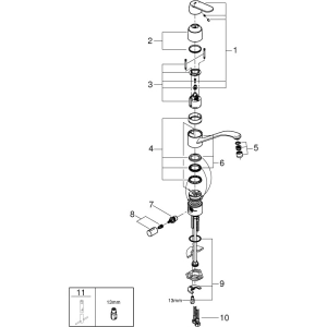 Grohe Eurosmart Cosmopolitan 31161000