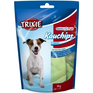 Comida para perros Trixie Delicacy Kauchips with Spirulina Algae 0,05 kg