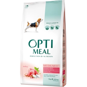 Comida para perros Optimeal Adult Medium Beed Turkey 12 kg