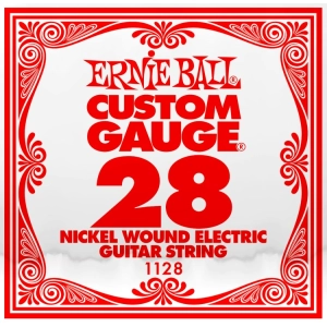 Cadenas Ernie Ball Single Nickel Wound 28