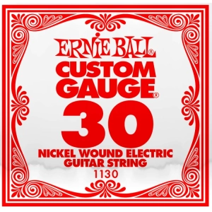 Cuerdas Ernie Ball Single Nickel Wound 30