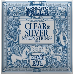 Cadenas Ernie Ball Ernesto Palla Clear y Silver Nylon