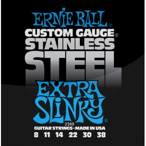 Cuerdas Ernie Ball Slinky Stainless Steel 8-38