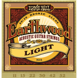 Cadenas Ernie Ball Earthwood 80/20 Bronze 11-52