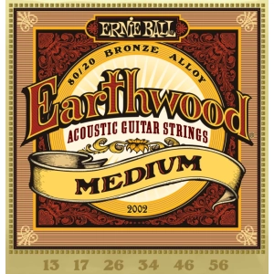 Cadenas Ernie Ball Earthwood 80/20 Bronze 13-56