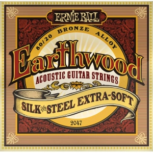 Cadenas Ernie Ball Earthwood 80/20 Bronze Silk 10-50