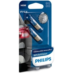 Lámpara de coche Philips WhiteVision H6W 2uds