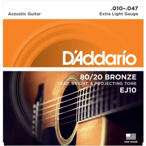 Cadenas DAddario 80/20 Bronze 10-47