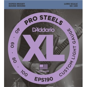 Cuerdas DAddario XL ProSteels Bass 40-100