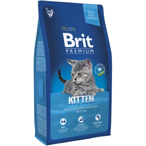 Comida para gatos Brit Premium Kitten Chicken/Salmon Gravy 0,8 kg