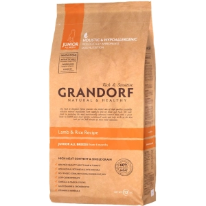 Comida para perros Grandorf Junior All Breed Lamb/Rice 1 kg