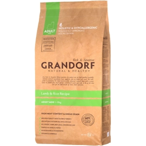 Comida para perros Grandorf Adult Mini Breed Lamb/Rice 1 kg