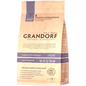 Comida para gatos Grandorf Adult Sterilised Rabbit/Rice 0.4 kg