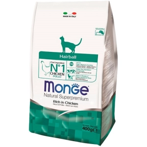 Comida para gatos Monge Functional Line Hairball Chicken/Rice 10 kg