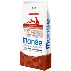 Comida para perros Monge Speciality All Breed Puppy/Junior Lamb/Rice 2,5 kg