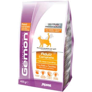 Comida para gatos Gemon Adult Complete with Chicken/Turkey 0,4 kg