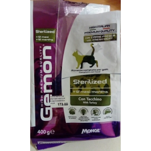 Gemon Adult Sterilized with Turkey 0.4 kg