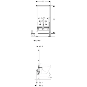 Geberit Duofix 111.539.00.1