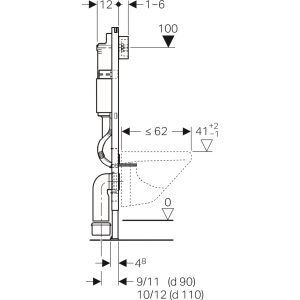 Geberit Duofix Delta 458.126.00.1