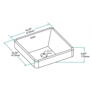 Lavabo Kraus KCR-281