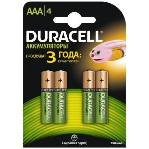 Acumulador / batería Duracell 4xAAA 750 mAh