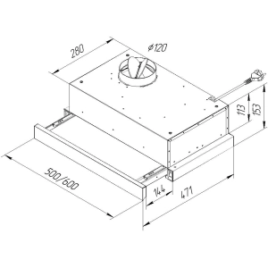 Pyramida TL 60 Slim BL