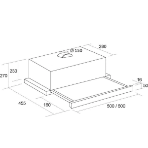 Pyramida TL 50 1100 WH