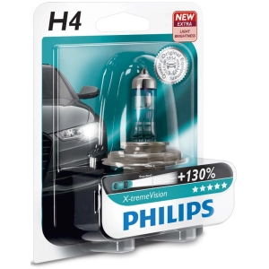 Lámpara de coche Philips X-tremeVision 130 % H4 2 uds.