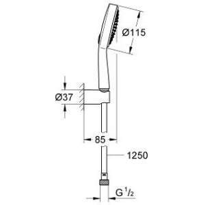 Grohe Power&Soul Cosmopolitan 115 27838000