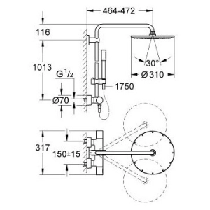 Grohe Rainshower System 310 27966000