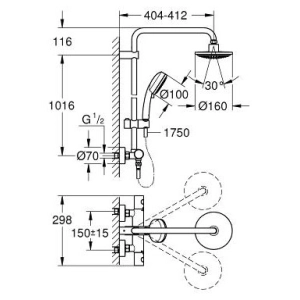 Grohe New Tempesta Cosmopolitan 160 27922000