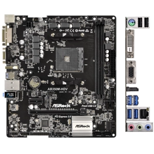 Placa base ASRock AB350M-HDV