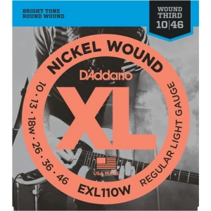 Cadenas DAddario XL Nickel Wound 3.º 10-46