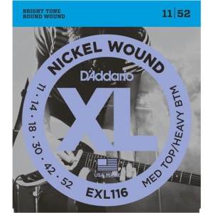 Cadenas DAddario XL Nickel Wound 11-52