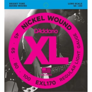 Cadenas DAddario XL Nickel Wound Bass 45-100