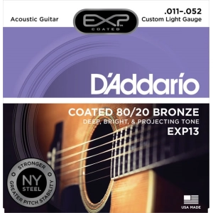 Cadenas DAddario EXP Coated 80/20 Bronze 11-52