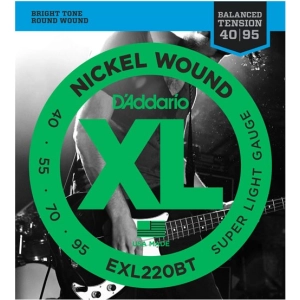 Cadenas DAddario XL Nickel Wound Bass Balanced 40-95