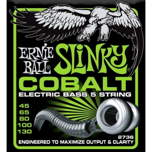 Cadenas Ernie Ball Slinky Cobalt Bass 5-String 45-130