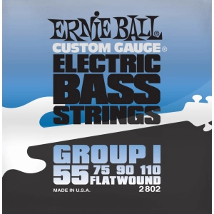 Cadenas Ernie Ball Flatwound Group I Bass 55-110