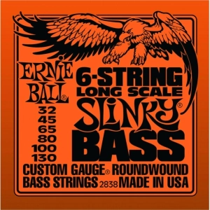 Cadenas Ernie Ball Slinky Nickel Wound Bass 32-130