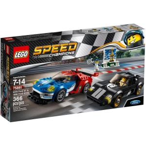 Lego 2016 Ford GT and 1966 Ford GT40 75881