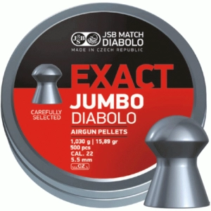 Balas y cartuchos JSB Exact Jumbo 5,51 mm 1,03 g 250 pcs