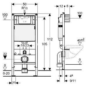 Geberit Duofix 458.120.11.1